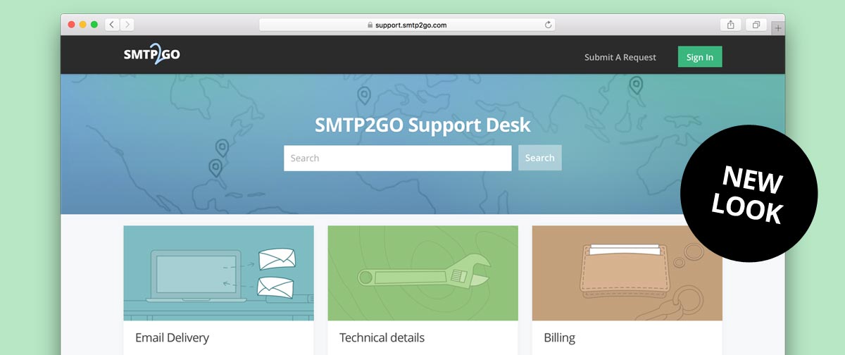 Support has a Brand New Look!