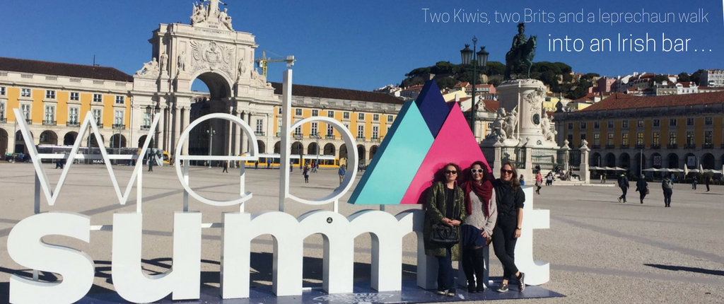 Two Kiwis, Two Brits and a Leprechaun Walk into an Irish Bar... At Web Summit in Lisbon