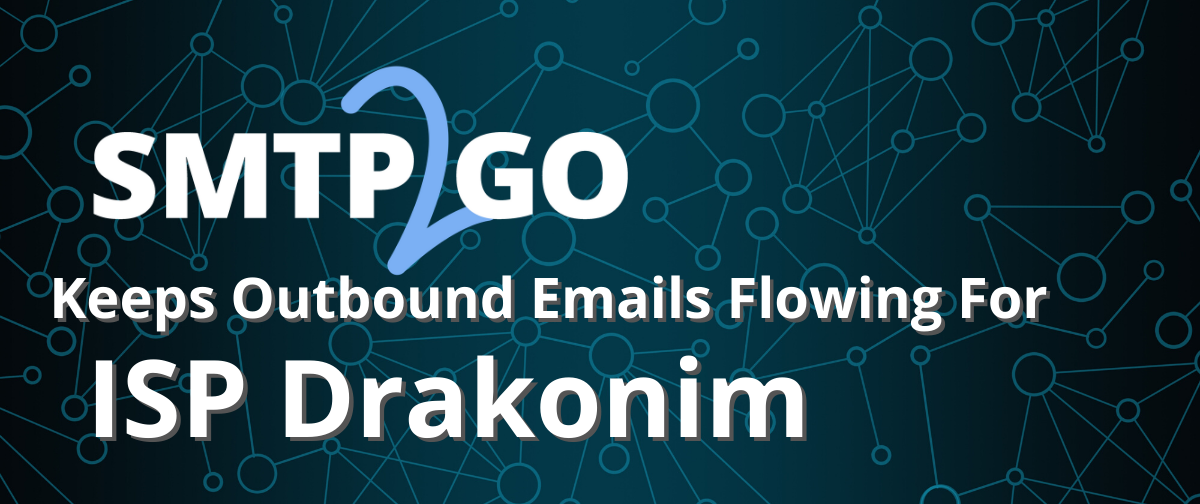 SMTP2GO Keeps Outbound Emails Flowing For ISP Drakonim