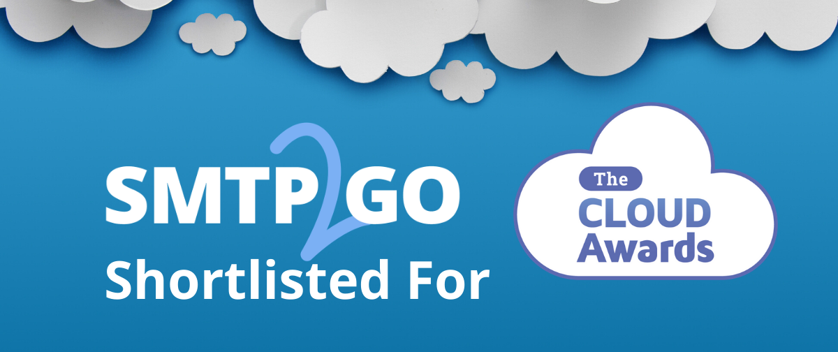 SMTP2GO Shortlisted for the 2019-20 Cloud Awards