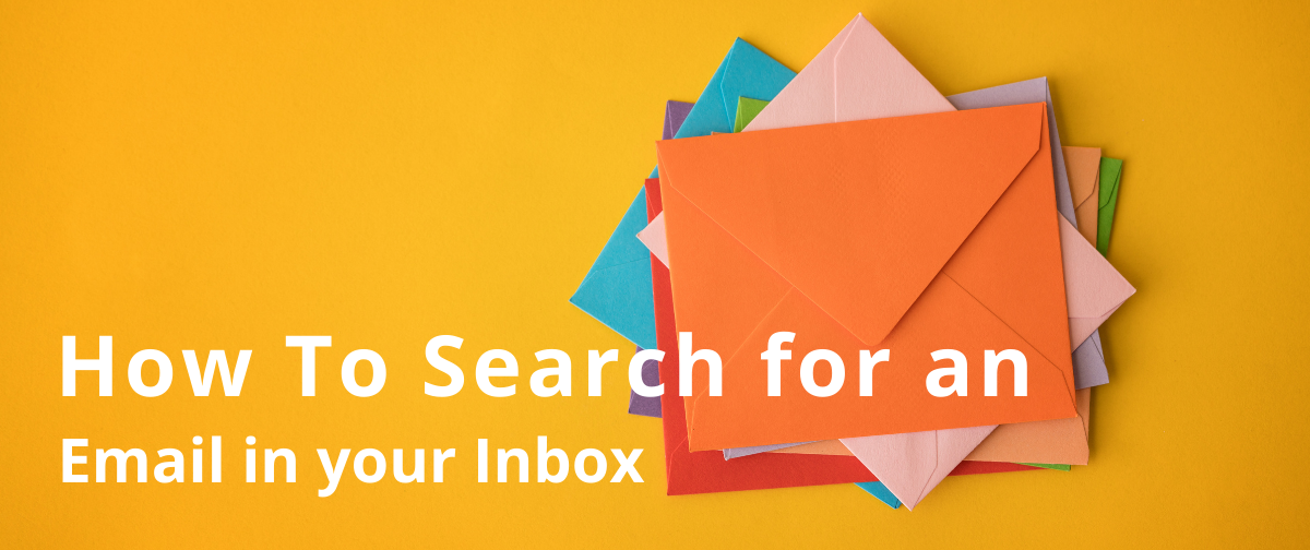 How to Search for an Email in your Inbox