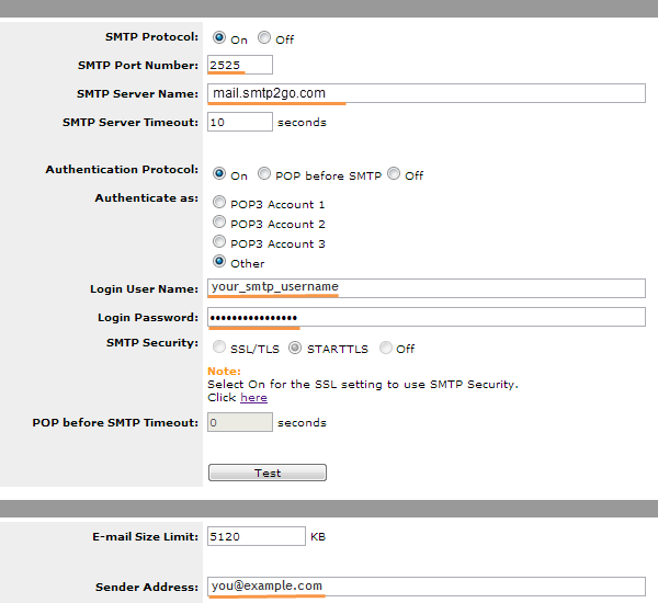 deadlock vokal overgive Setting up Kyocera Multifunction Printers with SMTP2GO