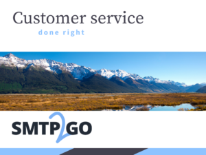 SMTP2GO: Customer service, done right. 