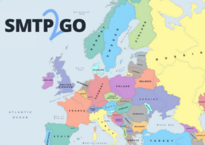 map of europe smtp2go