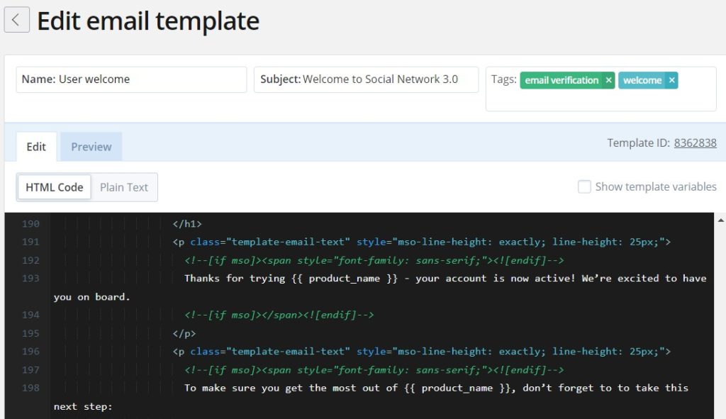 New Feature: API Templates - SMTP2GO