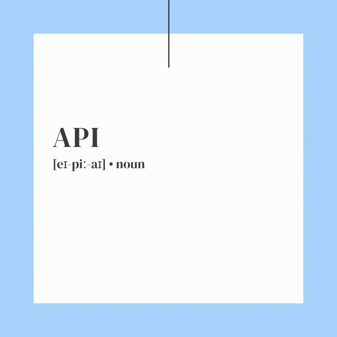 what is api? application programming interface. a set of functions and procedures allowing the creation of applications that access the features or data of an operating system, application, or other service.